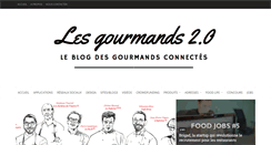 Desktop Screenshot of lesgourmands2-0.com